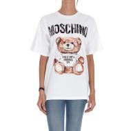 Moschino Painted Teddy Bear T-Shirt White