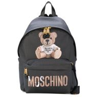 Moschino Paper Teddy Bear Large Backpack Black