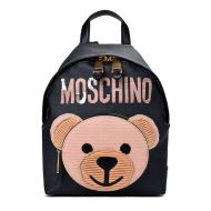 Moschino Paper Teddy Bear Medium Backpack Black
