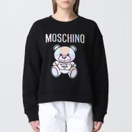 Moschino Patchwork Teddy Bear Sweater Black