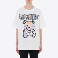 Moschino Patchwork Teddy Bear T-Shirt White