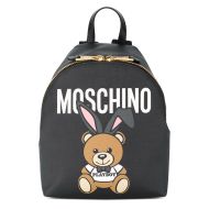 Moschino Playboy Teddy Bear Medium Backpack Black