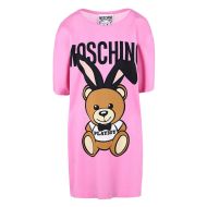 Moschino Playboy Teddy Bear Short Dress Pink