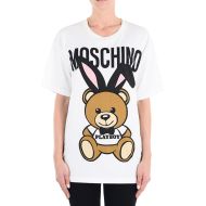 Moschino Playboy Teddy Bear T-Shirt White