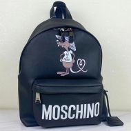 Moschino Rat A Porter Large Backpack Black