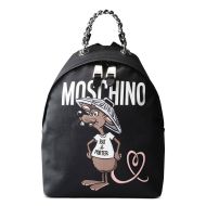 Moschino Rat A Porter Medium Backpack Black