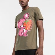 Moschino Strawberry Mouse T-Shirt Green