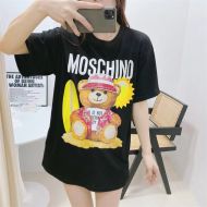Moschino Surfer Teddy Bear T-Shirt Black