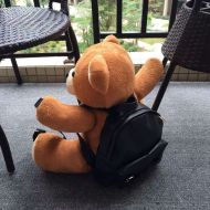 Moschino Teddy Bear Large Fur Backpack Brown