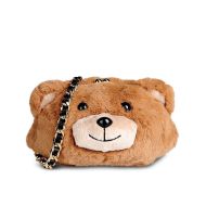 Moschino Teddy Bear Small Fur Shoulder Bag Brown