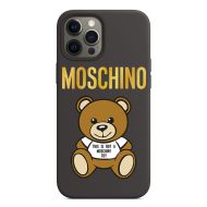 Moschino Toy Teddy Bear iPhone Case Black/Gold