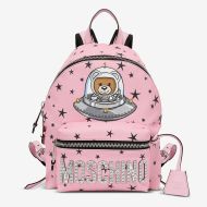 Moschino Ufo Teddy Bear Backpack Pink